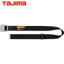 タジマ tajima 胴ベルト スチールワンフィンガーバックル 黒 Mサイズ (1個) 品番:BSM125-BK