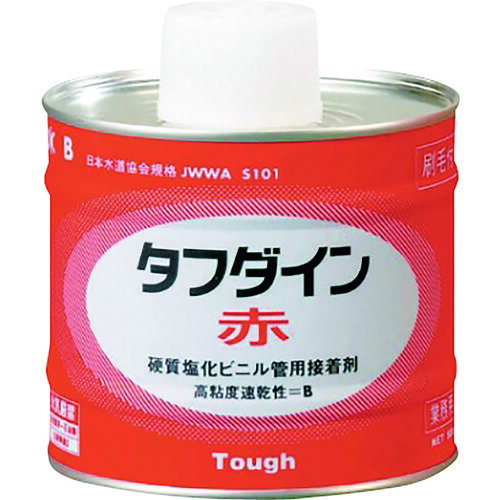 クボタケミックス 配管用シール剤 塩ビ用接着剤 タフダイン赤 500G (1缶) 品番：AKA500G