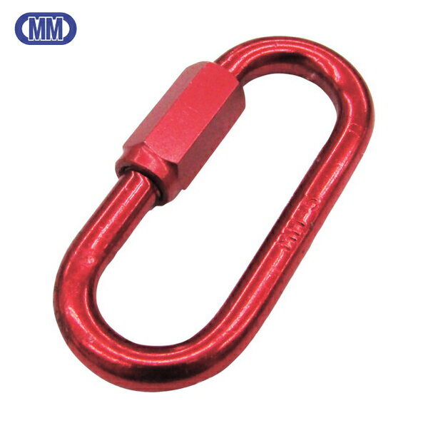 水本 アルミリングキャッチ(アルマイト付) レッド 線径5mm 長さ41mm (1個) 品番：B-479