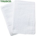 トラスコ TRUSCO バスタオル 白 60X120cm 2枚入 (1S) 品番:BTW700