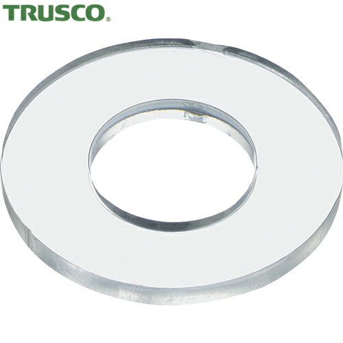 トラスコ TRUSCO ポリカーボネート（PC） ワッシャー M2用 50個入 (1袋) 品番：BPC-WM2-2.1-4.0.5