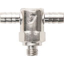 潤工社 ハンディタッチ継手 テー 6×4mm PT1/4 (1個) 品番:BTA-6X4-PT1/4-BSN