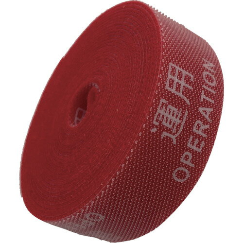 IM(アイマーク) 多機能表示バンド 20mm＊3M 運用 OPERATION 赤 (1巻) 品番：AMTKB3