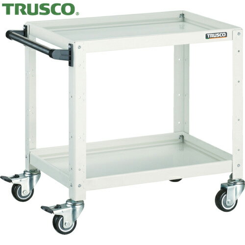 トラスコ TRUSCO ツールワゴン バーディワゴン 600X400XH740 ウレタン車輪 ホワイト (1台) 品番：BDW-7..