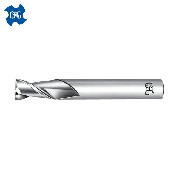 OSG オーエスジー ハイスエンドミル 2刃ショート 刃径20mm シャンク径20mm 81330 (1本) 品番:AL-EDS-20