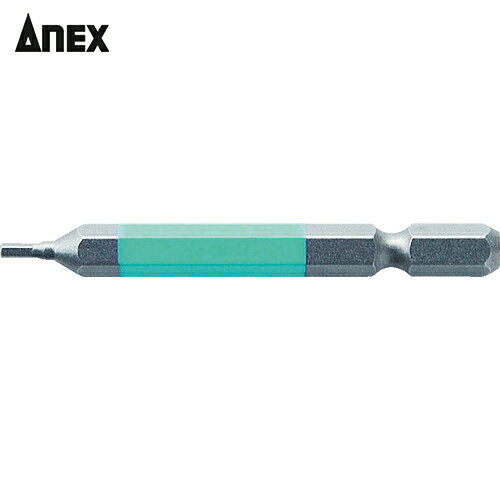 アネックス 六角レンチカラービット1本組 対辺1.5×65 (1本) 品番：ACHX-1565