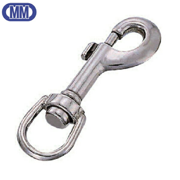 水本 フック ステンレス ナスカン 使用荷重0.39kN 奥行6.0×長さ110×高さ14mm (1個) 品番：B-1015