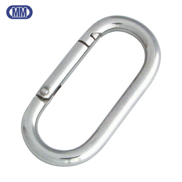 水本 ステンレス プチカラビナ（スタンダード型） 線径4mm 長さ38mm (1個) 品番：B-1256