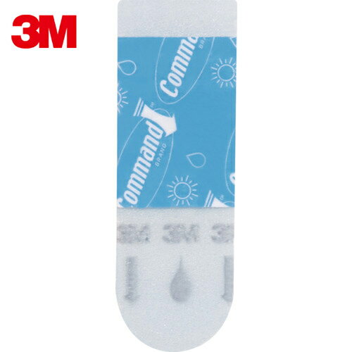 3M(スリーエム) コマンドタブ 耐水粘着タブ Sサイズ(4枚入) (1Pk) 品番：CMB-03