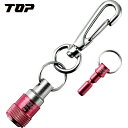 TOP トップ工業 アルミキーアダプターセット レッド (1S) 品番:ESH-RNA