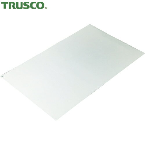 TRUSCO(トラスコ) 粘着クリーンマット 450X900MM ホワイト (10シート) (1箱) 品番：CM459010-W