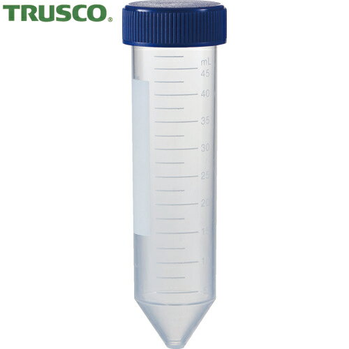 TRUSCO(トラスコ) 遠沈管 コニカル型 50ml 500本ラック入 (1箱) 品番：CT50C-500S