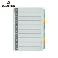 JTX ジョインテックス 260484）インデックスA4S 5色10山5組D026J10Y (1Pk) 品番：D026J-10Y
