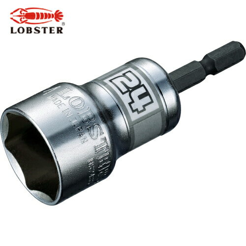 エビ 電ドルソケット ストロック ショートソケット 6角 対辺24mm (1個) 品番：DS24SS