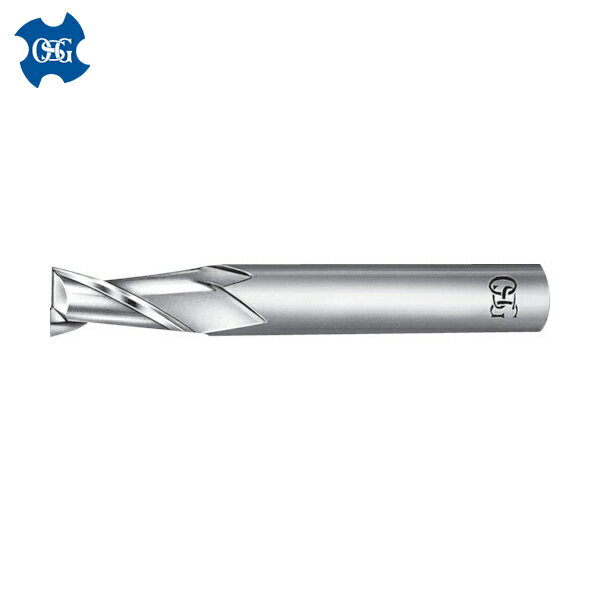 OSG オーエスジー ハイススクエアエンドミル 2刃ショート 刃径7mm シャンク径10mm 80014 (1本) 品番：EDS-7