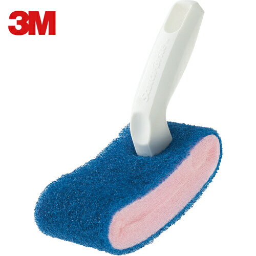 3M スリーエム スコッチ・ブライト トイレ用 柄つき スポンジ たわし (1個) 品番：ET BST