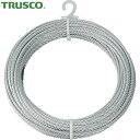【6/4 20:00〜6/11 01:59迄 ポイント2倍! 楽天スーパーSALE】トラスコ TRUSCO メッキ付ワイヤーロープ Φ6mmX10m (1巻) ...
