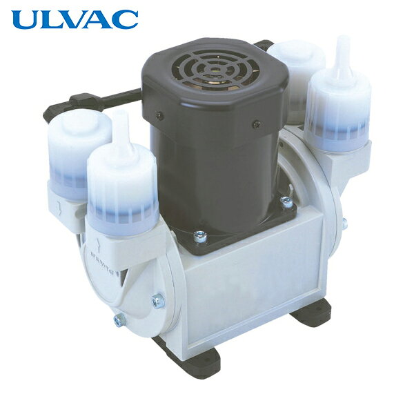 アルバック ULVAC 単相100V ダイアフラム型ドライ真空ポンプ 排気速度12/15 (1台) 品番：DA-15D