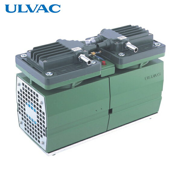 アルバック ULVAC 単相100V ダイアフラム型ドライ真空ポンプ 全幅156mm (1台) 品番：DA-60D