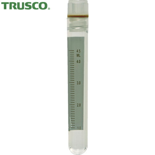 TRUSCO(トラスコ) クライオチューブ(凍結保存用チューブ) 5ml 内ねじ コニカル型 25個入 (1袋) 品番：CT5C-25IS