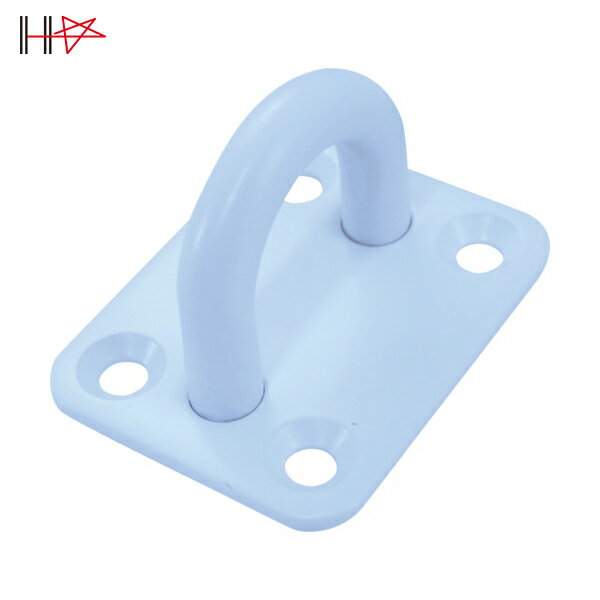 ダイドーハント ステンレス アイプレート (マットホワイト) [8mm] (1個) 品番：10104079