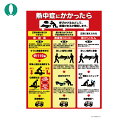 つくし工房 熱中症対策ポスター 熱中症にかかったら (1枚) 品番:CN13