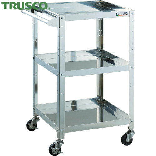 トラスコ クリーンラビット 75φ導電車SUS金具ハンドル付 (1台) CRB-973HSD