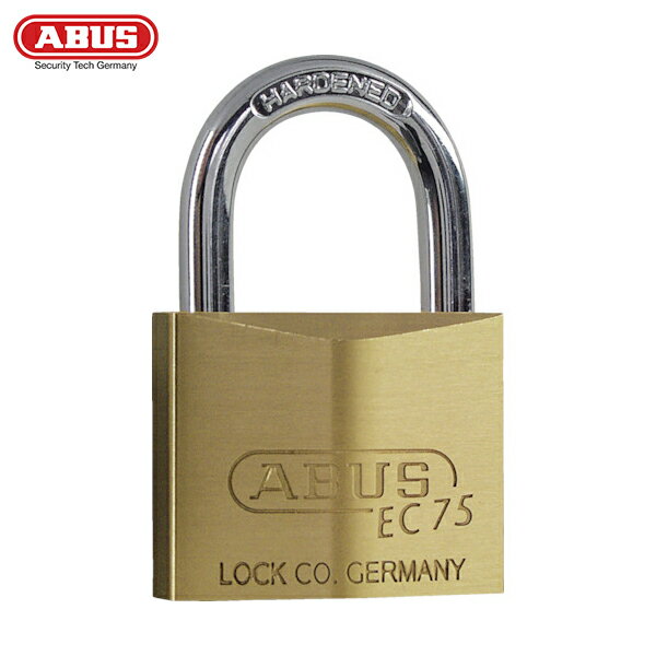 ABUS(アバス) 真鍮南京錠 EC75-40 ディンプルシリンダー バラ番 (1個) 品番：EC75-40-KD