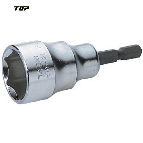 TOP トップ工業 電動ドリル用ショートソケット 19mm (1個) 品番：EHS-19
