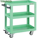 トラスコ TRUSCO ツールワゴン ドルフィン 600×400 4輪自在 ウレタン車輪 ヤンググリーン (1台) 品番:DLWS-763UJ-YG