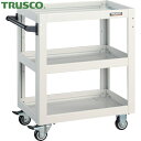 トラスコ TRUSCO ツールワゴン ドルフィン 600×400 ウレタン車輪 ホワイト (1台) 品番:DLWS-763U-W
