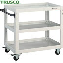 【6/22 20:00〜6/27 01:59迄 ポイント2倍 お買い物マラソン】 トラスコ TRUSCO ツールワゴン ドルフィン 750X500 ホワイト (...