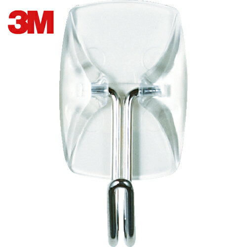 3M(スリーエム) コマンドフック スイングフック(フック3個・タブS8枚入) 透明 (1Pk) 品番：CM20-CL