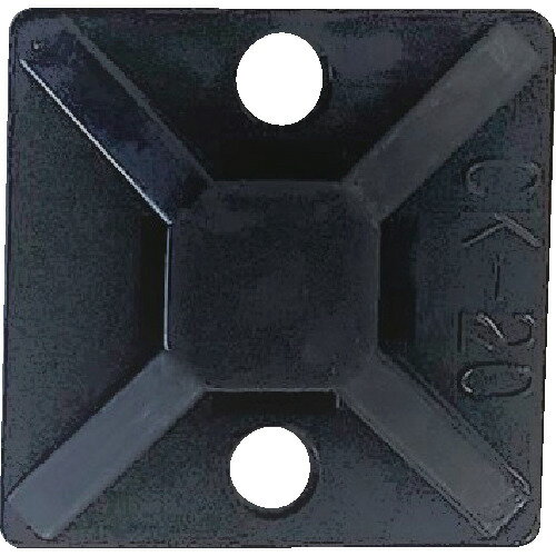 芝軽粗材 コンベックス 結束バンドベース CK-20B 100本入り (1袋) 品番：CK-20B(100P)