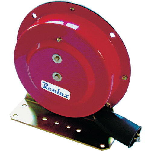 Reelex 中発販売 自動巻アースリール据え置き取付タイプ50Aアースクリップ付 (1台) 品番：ER-415