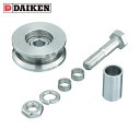 ダイケン DAIKEN ステンレス製重量戸車用車輪 車径Φ100 (1個) 品番:DS-100V