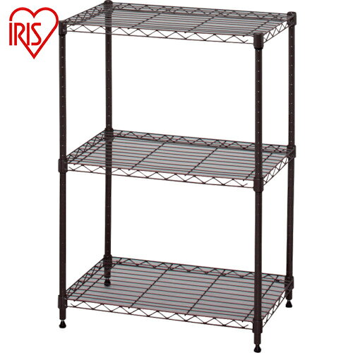 アイリスオーヤマ 573518 カラーメタルラック ブラウン (1台) 品番：CMM-55083-BR