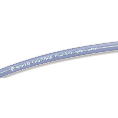 八興販売 ハッコウ スーパー柔軟フッ素チューブ・クリアブルー 2×4 20M (1巻) 品番：E-SJ-2X4-CBU-20