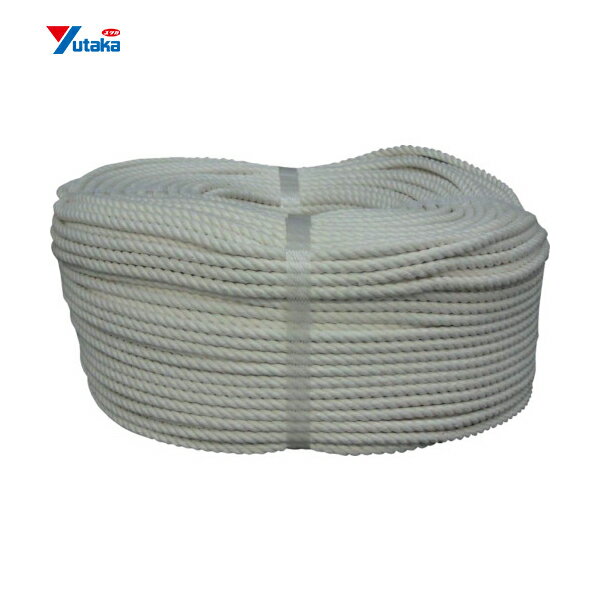 ユタカメイク 綿ロープ巻物 6Φ×200m (1巻) 品番：C6-200