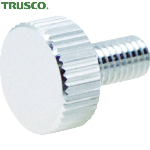 トラスコ TRUSCO SUS装飾平小ねじ 縦目ローレット M5 Φ12 L15 1個入 (1個) 品番：DS-AB401
