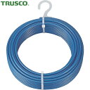 トラスコ TRUSCO メッキ付ワイヤーロープ PVC被覆タイプ Φ6(8)mmX50m (1巻) 品番:CWP-6S50