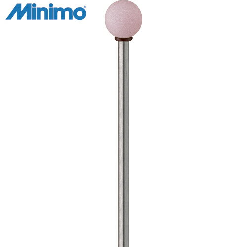 ミニモ Minimo ロングシャフト PAピンク砥石 ＃120 φ3 （10本入） (1Pk) 品番：CA3531