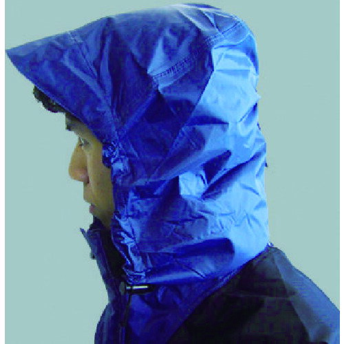 カジメイク 雨具 合羽 カッパ レインスーツ 仕事合羽 ネイビー 4L (1着) 品番:KM001-55-4L