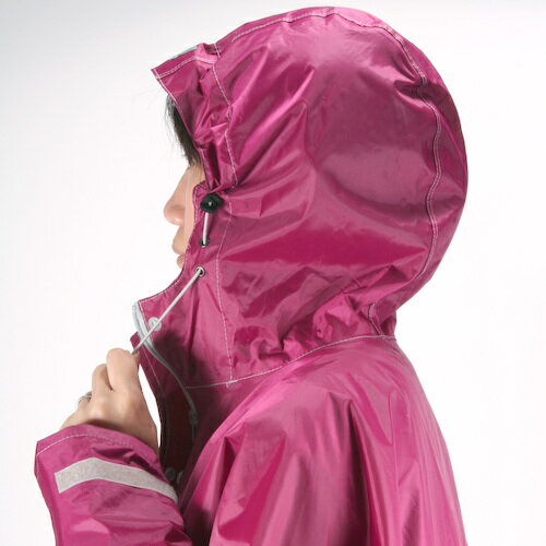 カジメイク 雨具 合羽 カッパ ハイポンチョ ワイン F (1着) 品番：3340-40-F
