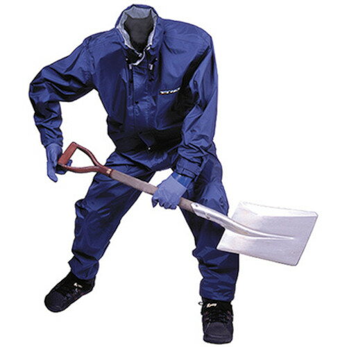 カジメイク 雨具 合羽 カッパ レインスーツ スリーレイヤースーツ ネイビー 3L (1着) 品番：7700-55-3L