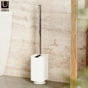 【クーポンでmax15%OFF! 5/1限定】 Umbra アンブラ フレックス アドヒーシブ トイレットブラシ ホワイト おしゃれ トイレブラシスタンド トイ...