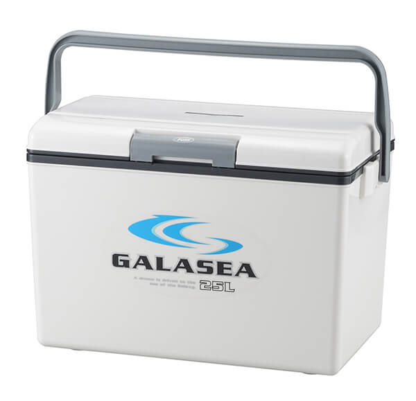 【10%OFFクーポン配布中】GS-25WH クーラーボックス GALASEA ( ギャラシー ) #25 ホワイト 24.5L ペットボトル 缶ジュース 保冷力 日本製 アウトドア レジャー 行楽 釣り フィッシング BOX スポーツ キャンプ バーベキュー ピクニック