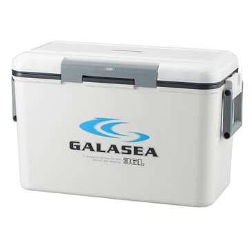 GS-36WH【クーラーボックス】GALASEA（ギャラシー）#36 ホワイト 36Lペットボトル 保冷力 アウトドア 釣り フィッシング スポーツ キャンプ バーベキュー ピクニック 36リットル クーラー ボックス 部活 中型 ゴルフ スポーツ