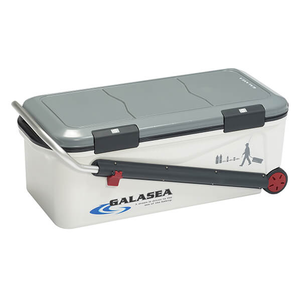 【10%OFFクーポン配布中】 クーラーボックス 大型 50L GALASEA ( ギャラシー ) アクティブシャフト 大型 大容量 キャスター付き 伸縮ハンドル ペットボトル 保冷力 アウトドア バーベキュー BBQ 釣り フィッシング クーラーBOX 保冷