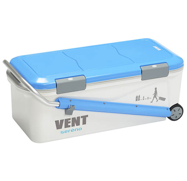 【10%OFFクーポン配布中】 クーラーボックス 大型 VENT ( バン ) セレーノ アクティブシャフト 50L 大容量 キャスター付き 伸縮ハンドル ペットボトル 保冷力 アウトドア バーベキュー BBQ 釣り フィッシング クーラーBOX 保冷ボックス